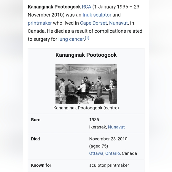 Kananginak Pootoogook  Fisher women rectangle silk scarf - Picture 11 of 11